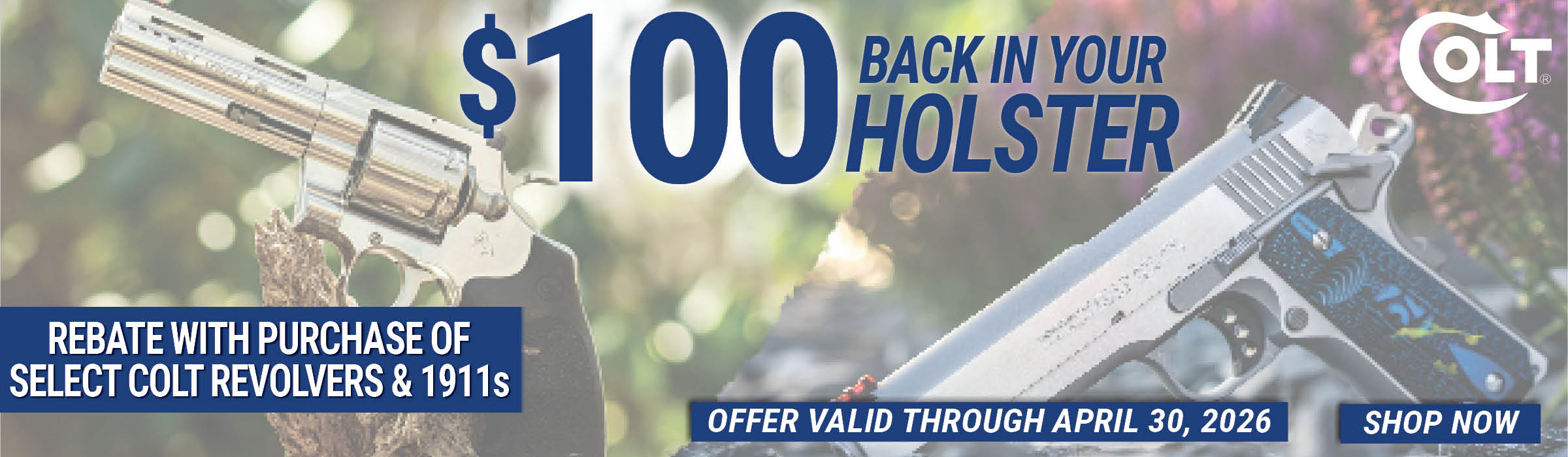 Colt Revolver and 1911 Rebate